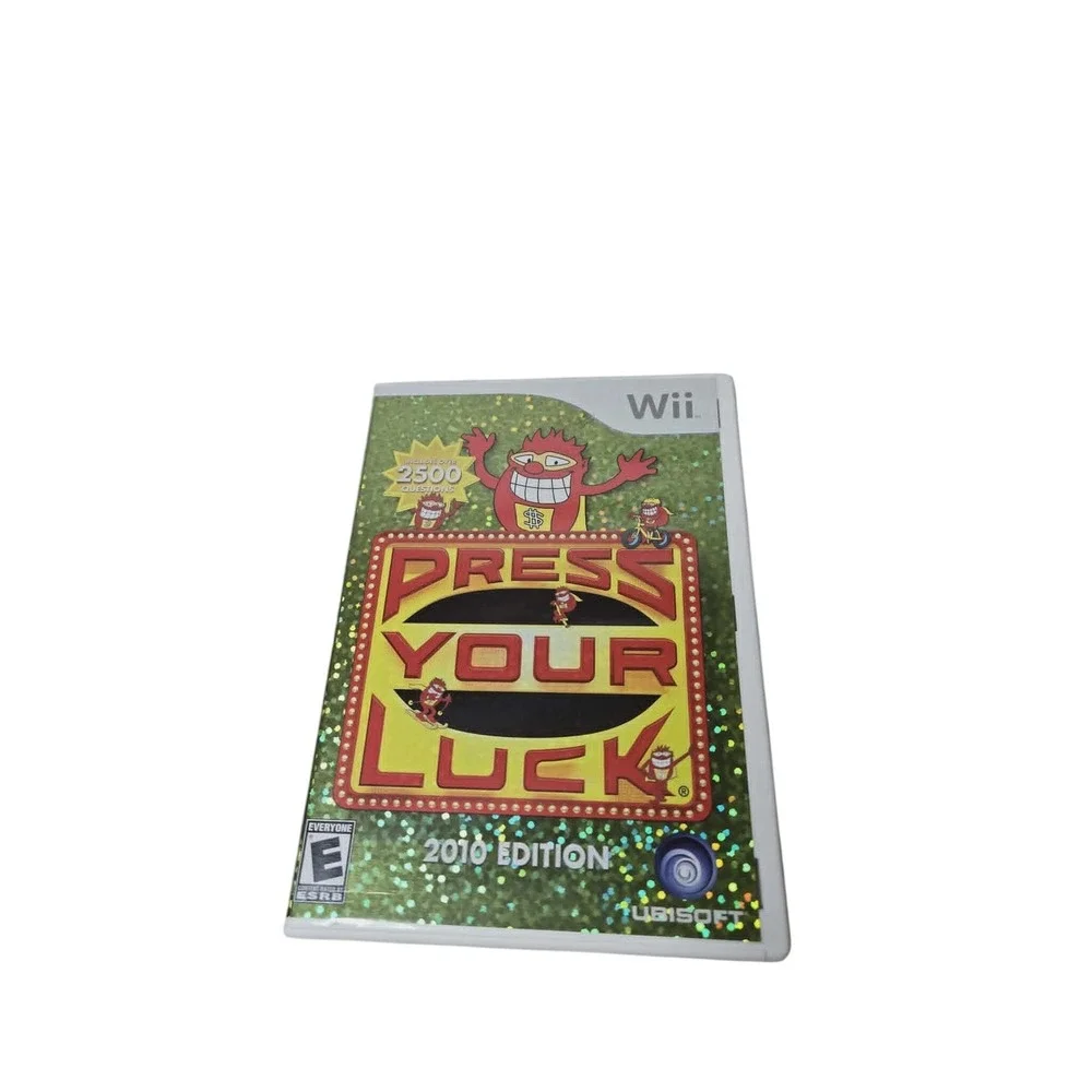 Press Your Luck 2010 Edition Nintendo Wii Game Complete Untested Game Show